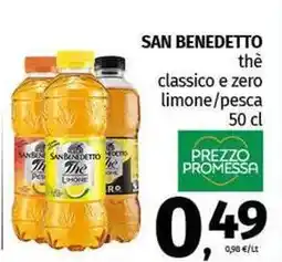 Pam SAN BENEDETTO the classico e zero limone/pesca offerta