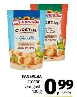 Pam PANEALBA crostini vari gusti offerta