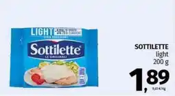 Pam SOTTILETTE light offerta