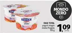 Pam FAGE TOTAL yogurt magro miele/fragola offerta