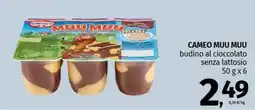 Pam CAMEO MUU MUU budino al cioccolato senza lattosio offerta
