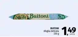 Pam BUITONI sfoglia delicata offerta