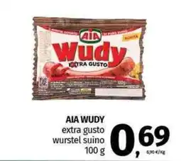 Pam AIA WUDY extra gusto wurstel suino offerta