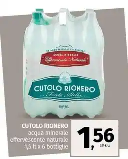 Pam CUTOLO RIONERO acqua minerale offerta