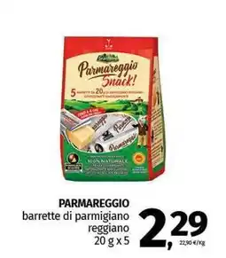 Pam PARMAREGGIO barrette di parmigiano reggiano offerta