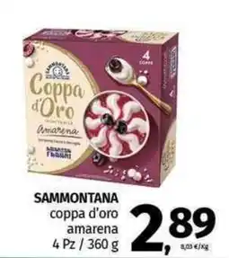 Pam SAMMONTANA coppa d'oro amarena offerta