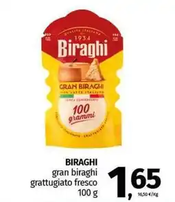 Pam BIRAGHI gran biraghi grattugiato fresco offerta
