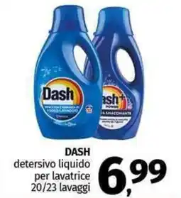 Pam DASH detersivo liquido per lavatrice offerta
