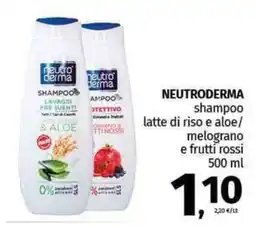 Pam NEUTRODERMA shampoo offerta