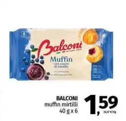 Pam BALCONI muffin mirtilli offerta