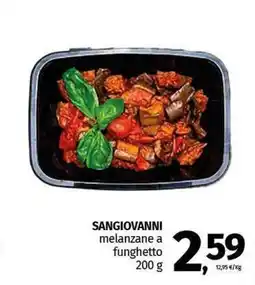 Pam SANGIOVANNI melanzane a funghetto offerta