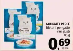 Pam GOURMET PERLE filettini per gatto vari gusti offerta