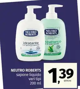 Pam NEUTRO ROBERTS sapone liquido vari tipi offerta