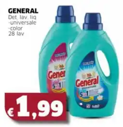 Mercati Alimentari GENERAL Det. lav. liq -universale -color offerta