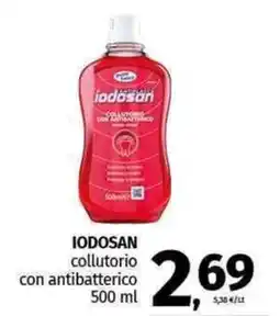 Pam IODOSAN collutorio con antibatterico offerta
