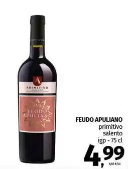 Pam FEUDO APULIANO primitivo salento igp offerta