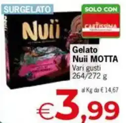 Despar Motta gelato nuii vari gusti offerta