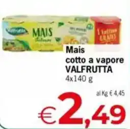 Despar Valfrutta mais cotto a vapore offerta