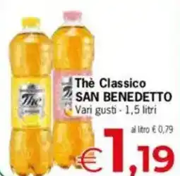 Despar San benedetto the classico vari gusti offerta