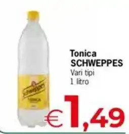 Despar Schweppes tonica vari tipi offerta