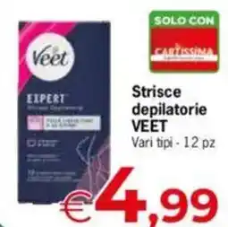 Despar Veet strisce depilatorie vari tipi - 12 pz offerta