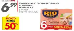 Italmark rio mare tonno all'olio di oliva filo d'olio/ al naturale offerta