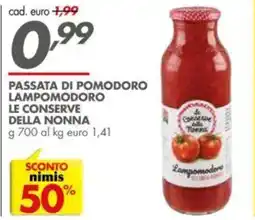 Italmark Passata di pomodoro lampomodoro LE CONSERVE DELLA NONNA offerta