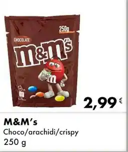 Iper Tosano M&M's Choco/arachidi/crispy offerta