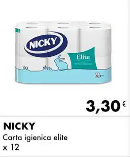 Iper Tosano NICKY Carta igienica elite offerta