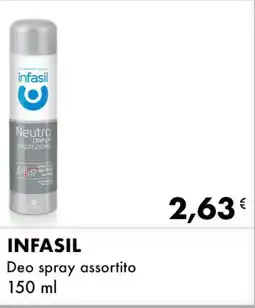 Iper Tosano INFASIL Deo spray assortito offerta