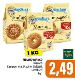 Emi Supermercati MULINO BIANCO biscotti Campagnole, Macine, Galletti, Tarallucci offerta