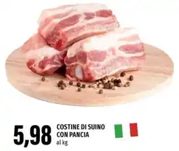 Emi Supermercati Costine di suino con pancia offerta