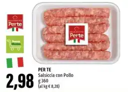 Emi Supermercati PER TE Salsiccia con Pollo offerta
