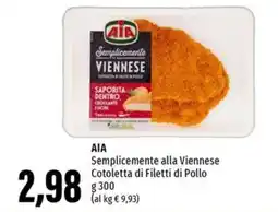 Emi Supermercati AIA Semplicemente alla Viennese Cotoletta di Filetti di Pollo offerta