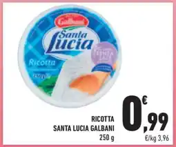 Conad Superstore RICOTTA SANTA LUCIA GALBANI offerta