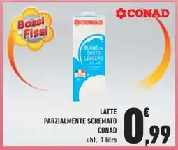 Conad Superstore LATTE PARZIALMENTE SCREMATO CONAD offerta