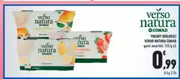 Conad Superstore Yogurt Biologici Verso Natura Conad offerta