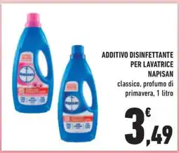 Conad Superstore ADDITIVO DISINFETTANTE PER LAVATRICE NAPISAN offerta