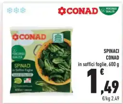 Conad Superstore SPINACI CONAD offerta