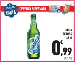 Conad Superstore Birra Tuborg offerta