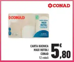 Conad Superstore CARTA IGIENICA MAXI ROTOLI offerta