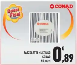 Conad Superstore FAZZOLETTI MULTIUSO offerta