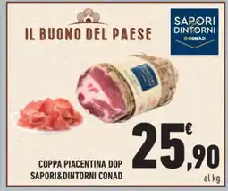Conad Superstore Coppa piacentina DOP offerta