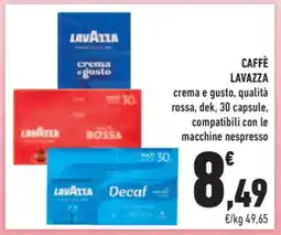 Conad Superstore CAFFÈ LAVAZZA offerta