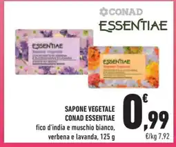 Conad Superstore SAPONE VEGETALE CONAD ESSENTIAE offerta