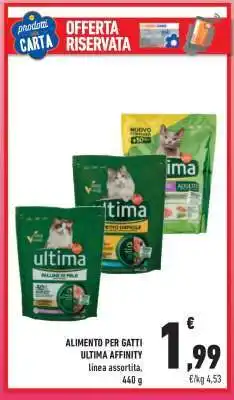 Conad Superstore Alimento per gatti Ultima Affinity offerta