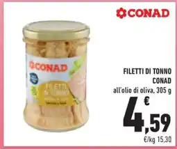 Conad Superstore Filetti di Tonno Conad offerta