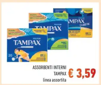 Conad Superstore ASSORBENTI INTERNI TAMPAX offerta