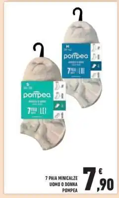 Conad Superstore 7 PAIA MINICALZE UOMO O DONNA POMPEA offerta