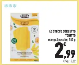 Conad Superstore LO STECCO SORBETTO TONITTO offerta